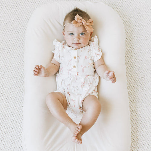 Ruffle Bubble Romper - Ribbons