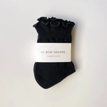 Ruffled Hugger Crew Socks