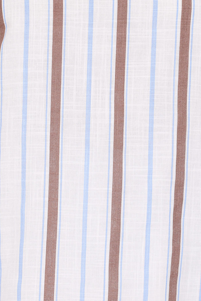 SETS Sallie Short Set - Chocolate Blue Stripe