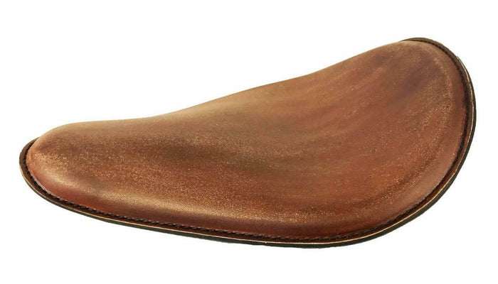 Seat Sportster Harley Chopper Spring Solo Honda 11x14 Brown Dis Leather Chopper - Mother Road Customs