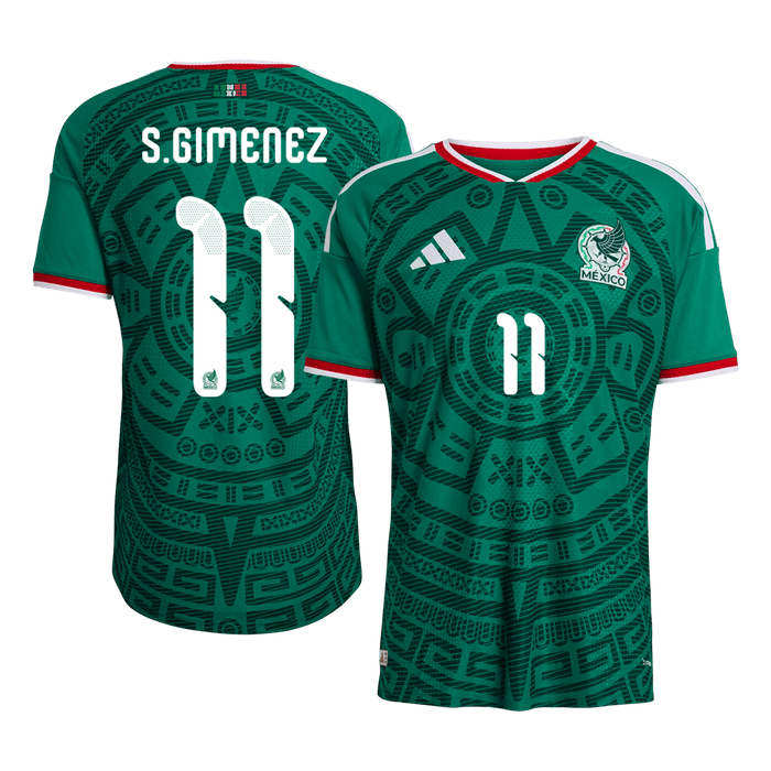 S.GIMENEZ #11 Mexico Home Player Version Jersey World Cup 2026