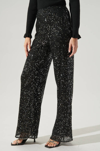 Sienna High Waisted Sequin Pants