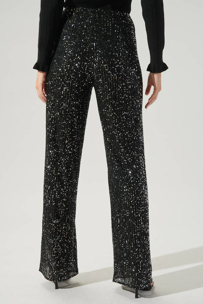 Sienna High Waisted Sequin Pants