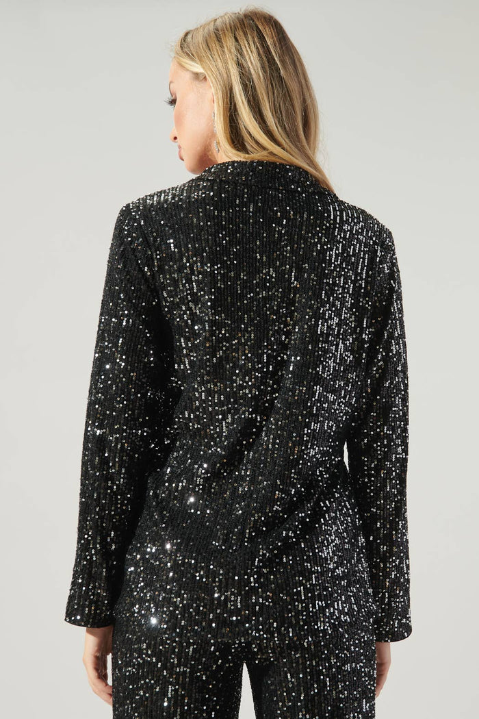 Sienna Sequin Tailored Jacket