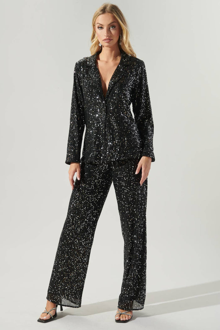Sienna Sequin Tailored Jacket