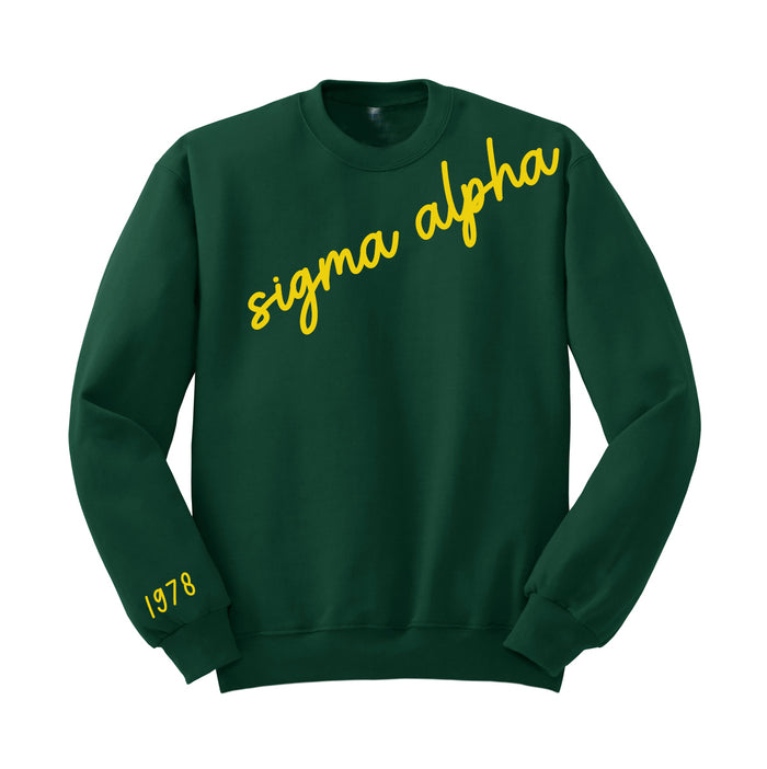 Sigma Alpha 1978 Avenue Crewneck
