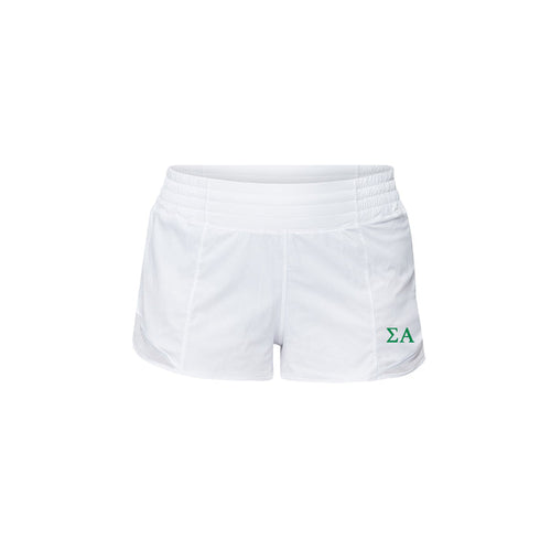 Sigma Alpha lululemon Hotty Hot High-Rise Lined Short 2.5" - White