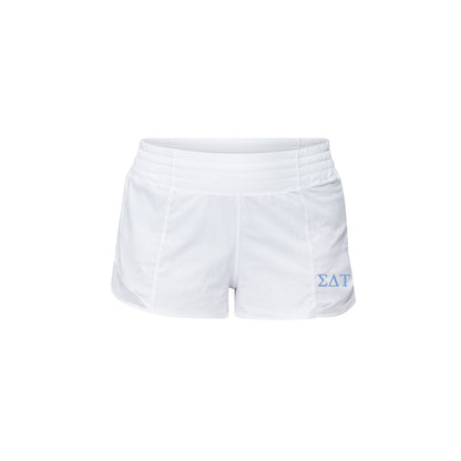 Sigma Delta Tau lululemon Hotty Hot High-Rise Lined Short 2.5" - White