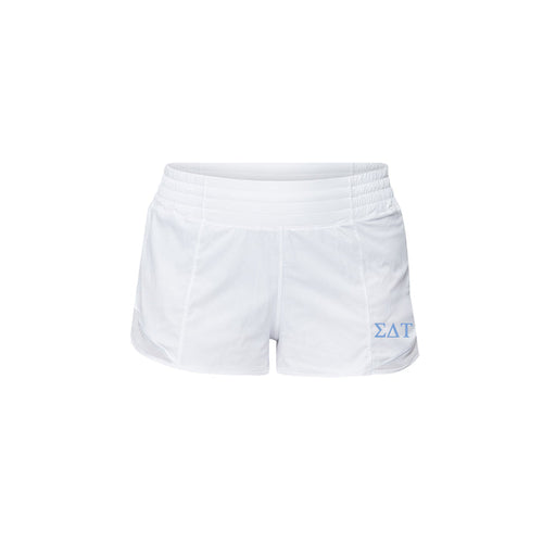 Sigma Delta Tau lululemon Hotty Hot High-Rise Lined Short 2.5" - White