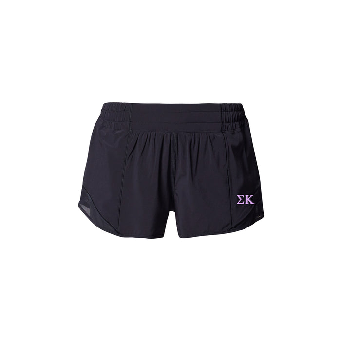 Sigma Kappa lululemon Hotty Hot High-Rise Lined Short 2.5" - Black