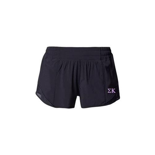 Sigma Kappa lululemon Hotty Hot High-Rise Lined Short 2.5" - Black