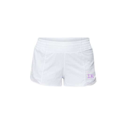 Sigma Kappa lululemon Hotty Hot High-Rise Lined Short 2.5" - White