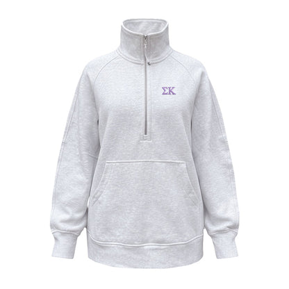 Sigma Kappa lululemon Scuba Oversized Funnel-Neck Half Zip Long