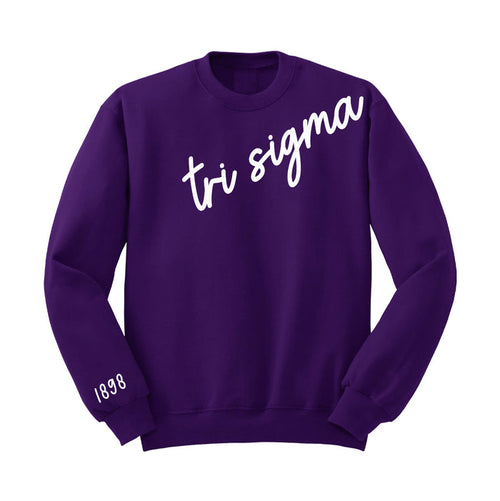 Sigma Sigma Sigma 1898 Avenue Crewneck