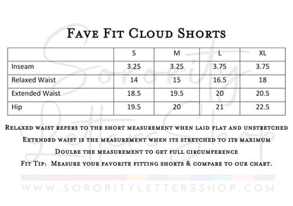 Sigma Sigma Sigma Fave Fit Shorts