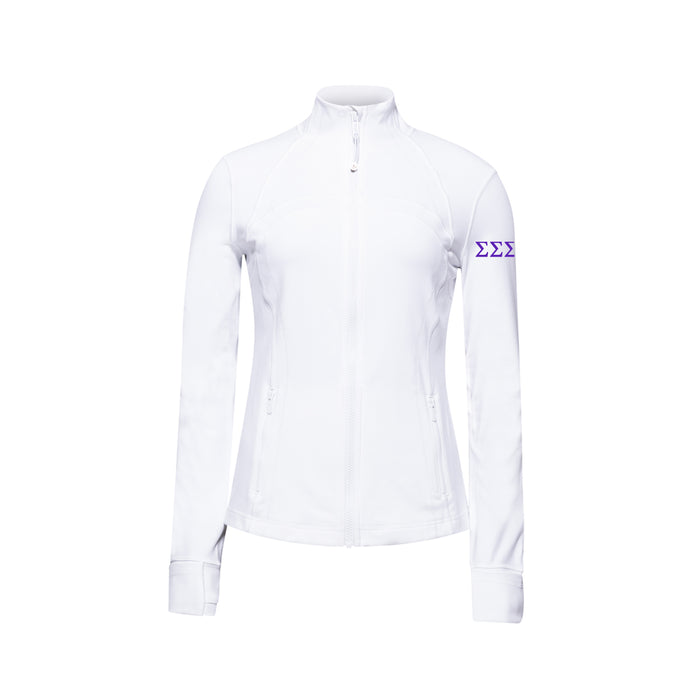 Sigma Sigma Sigma lululemon Define Jacket - White
