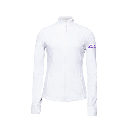 Sigma Sigma Sigma lululemon Define Jacket - White