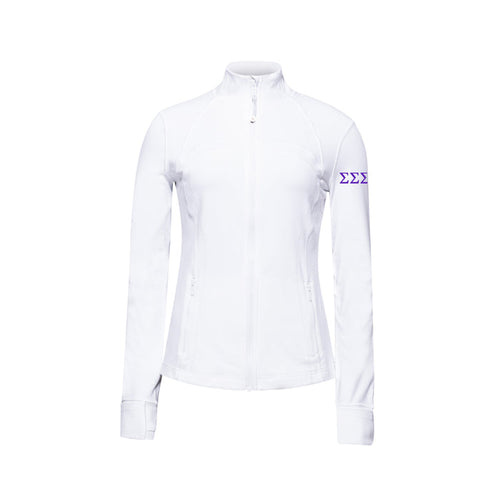 Sigma Sigma Sigma lululemon Define Jacket - White