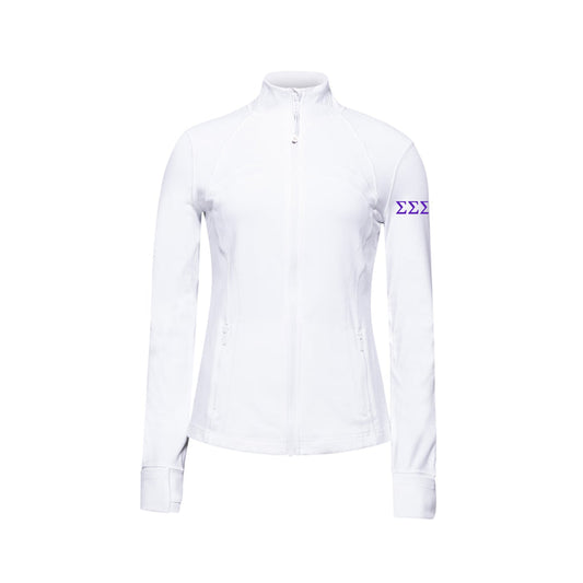 Sigma Sigma Sigma lululemon Define Jacket - White