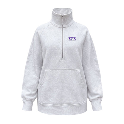 Sigma Sigma Sigma lululemon Scuba Oversized Funnel-Neck Half Zip Long