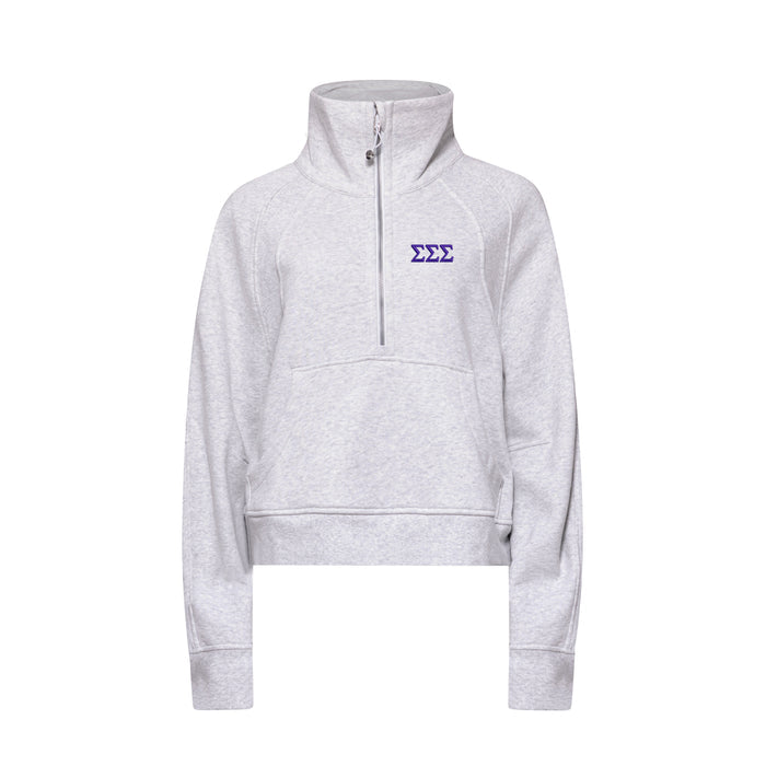 Sigma Sigma Sigma lululemon Scuba Oversized Funnel-Neck Half Zip