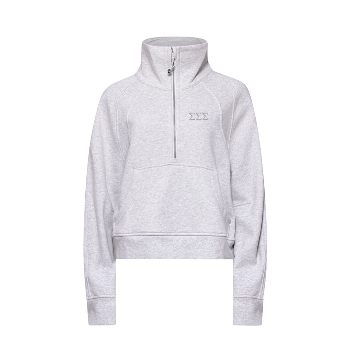 Sigma Sigma Sigma lululemon Scuba Oversized Funnel-Neck Half Zip