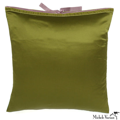 Silk Print Pillow Multi Spear Green 20x20