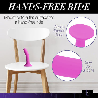 Small Pink Silicone Strap-On Dildo