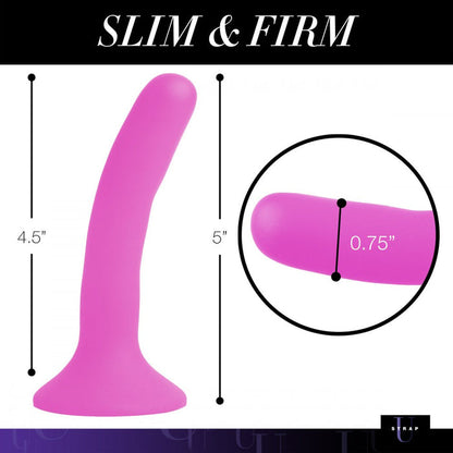 Small Pink Silicone Strap-On Dildo
