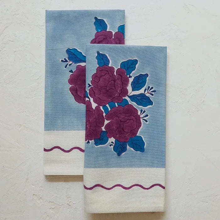 Soil to Studio SARA Block Printed Table Napkins - Set of 4