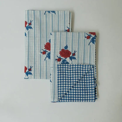 Soil to Studio SUPRIYA Block Printed Cotton Sham - Set of 2 King