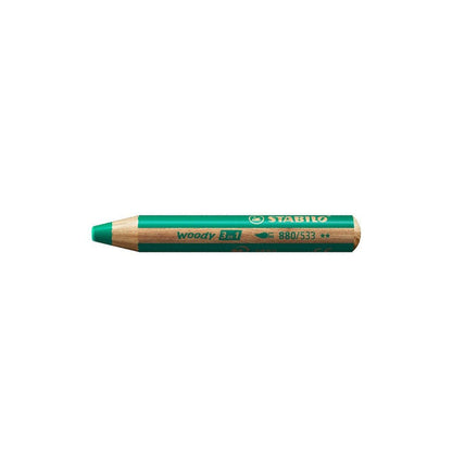 Stabilo Woody 3 - in - 1 Pencil Set of 6 with Sharpener Boston General Store