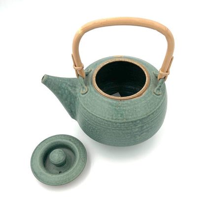 Stoneware Teapot - turquoise