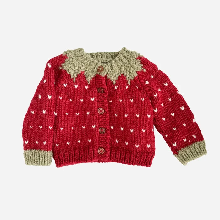 Strawberry Cardigan