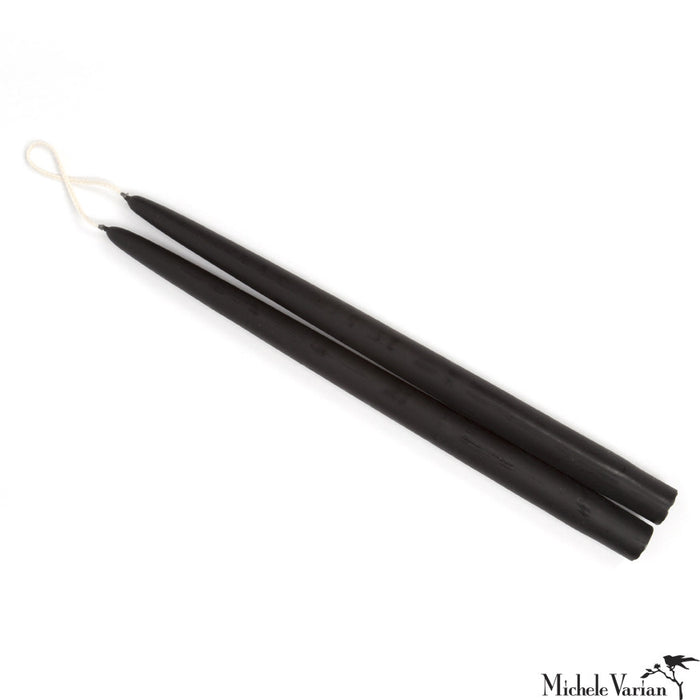 Tall Black Taper Candles