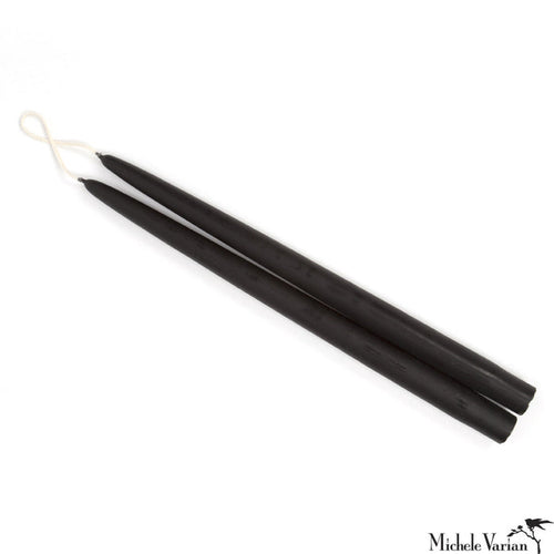 Tall Black Taper Candles