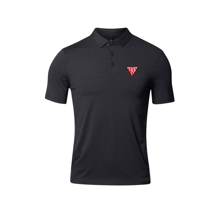 Tau Kappa Epsilon lululemon Evolution Short-Sleeve Polo - Black