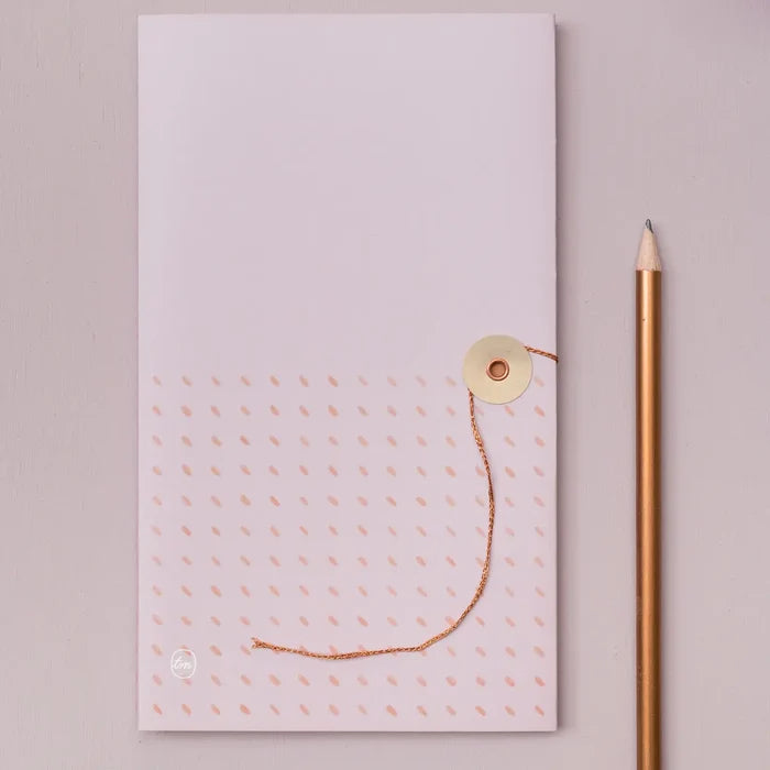 Tinne + Mia Notebook with Japanese Closure - Lilac Dash
