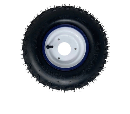 Replacement Tire + Rim | 14x4.10-6 | 14x5.00-6 | Venom 1300W ATV Blue