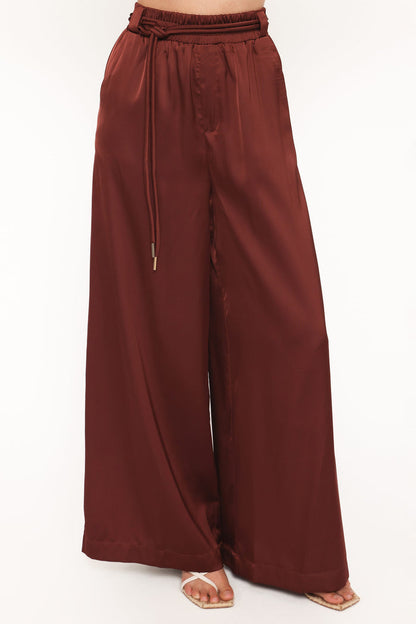 Petal and Pup USA BOTTOMS Vita Tailored Pant - Brown
