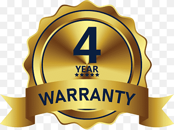 Warranty 4-Year All-Inclusive Parts + Shipping Warranty