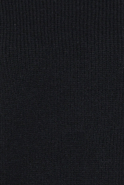 Petal and Pup USA DRESSES Wright Knit Mini Dress - Black