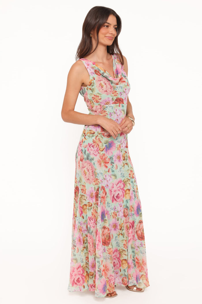 Petal and Pup USA DRESSES Yovana Maxi Dress - Opal Bloom