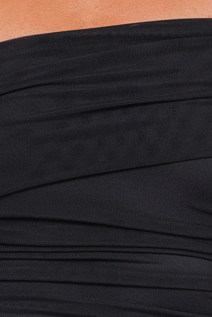 Petal and Pup USA TOPS Zachary One Shoulder Top - Black