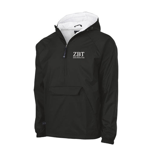 Zeta Beta Tau Flannel Lined Windbreaker