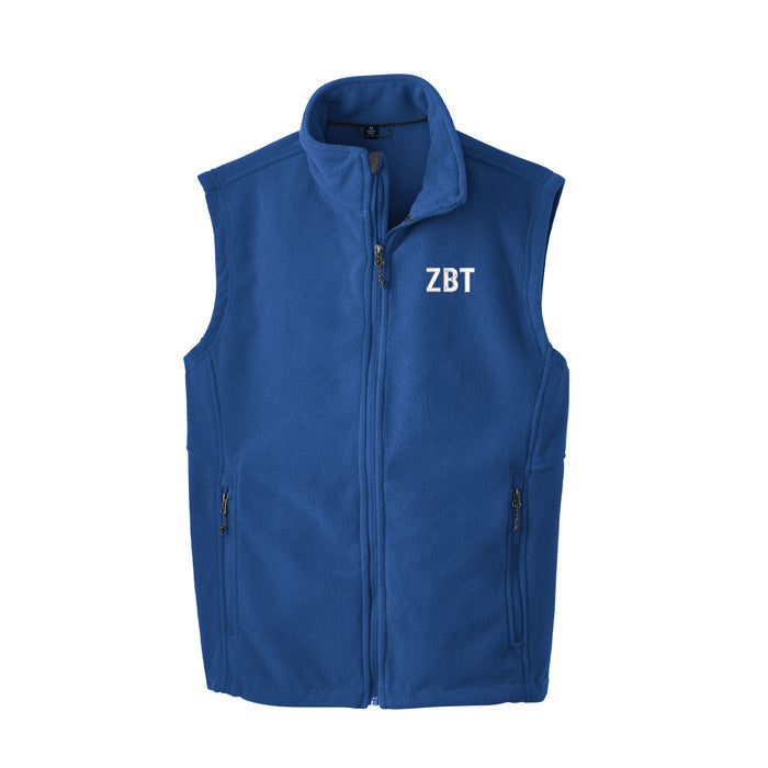 Zeta Beta Tau Fleece Vest - Letters