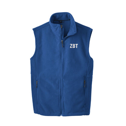 Zeta Beta Tau Fleece Vest - Letters