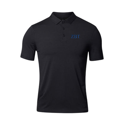 Zeta Beta Tau lululemon Evolution Short-Sleeve Polo - Black