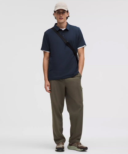 Zeta Beta Tau lululemon Evolution Short-Sleeve Polo - Nautical Navy
