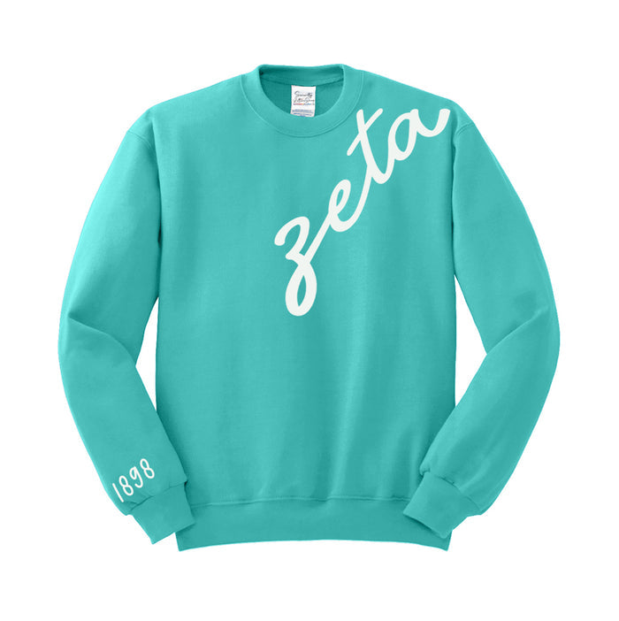 Zeta Tau Alpha 1898 Avenue Crewneck